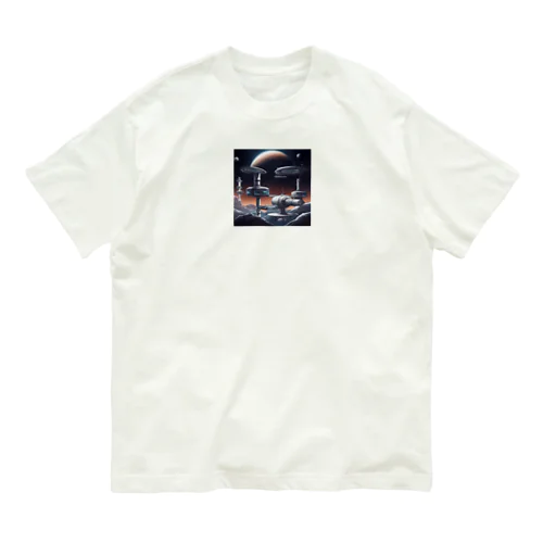 1. Futura Space Station オーガニックコットンTシャツ