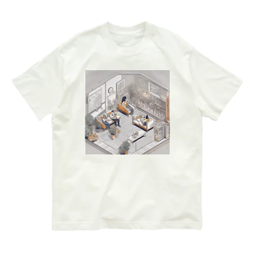 白い部屋　～リラックスタイム～ オーガニックコットンTシャツ