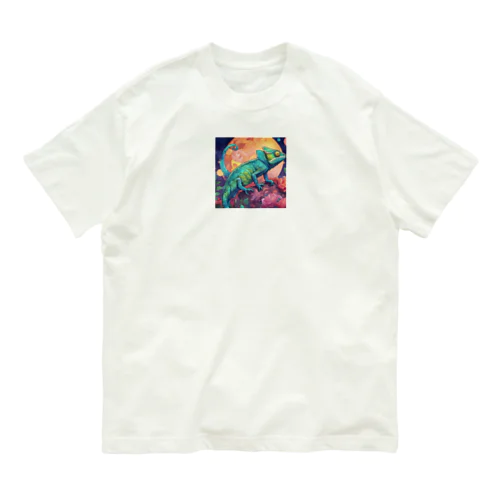 月とカメレオン Organic Cotton T-Shirt