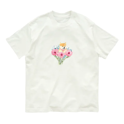 花束としばまる オーガニックコットンTシャツ