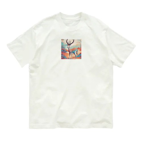 優雅なガゼル Organic Cotton T-Shirt