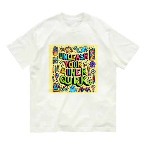 クイーキーポップ・エクスプレス：ビビッドな個性大解放！ Organic Cotton T-Shirt