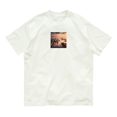 都会の夕暮れ Organic Cotton T-Shirt