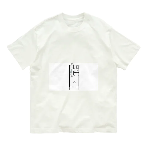 間取り図 オーガニックコットンTシャツ