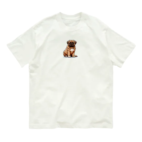 ブルマスティフ【かわいい動物たち】 オーガニックコットンTシャツ