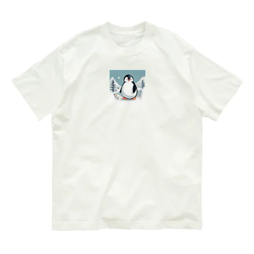 かわいいペンギン Organic Cotton T-Shirt