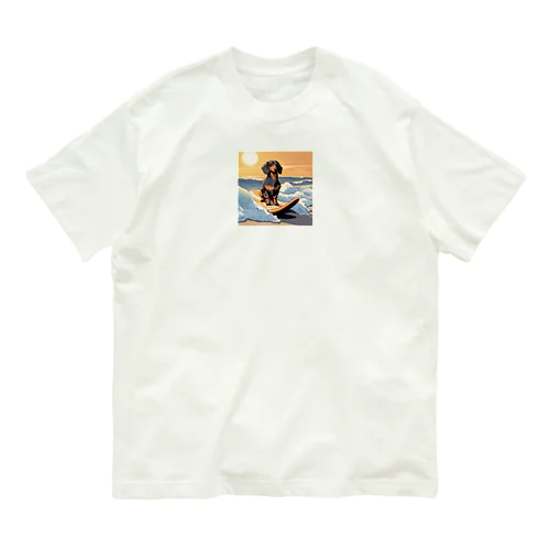 キュートなダックスフンド Organic Cotton T-Shirt