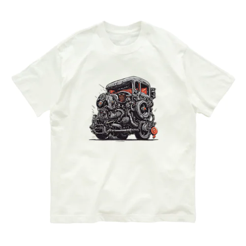 生き返ったスクラップカー Organic Cotton T-Shirt