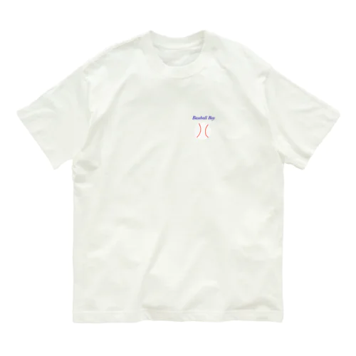 野球男子 Organic Cotton T-Shirt