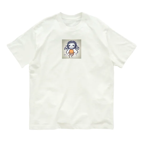 クラゲの子 オーガニックコットンTシャツ