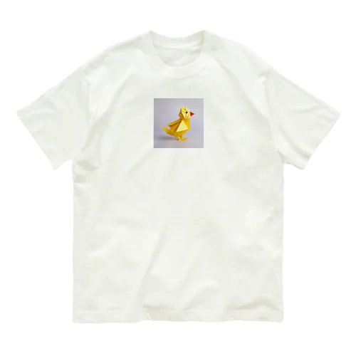 折り紙ひよこグッズ Organic Cotton T-Shirt