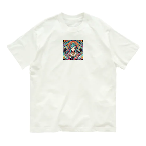 あなたの幸運を祈ってくれる♪開運ガール03 Organic Cotton T-Shirt