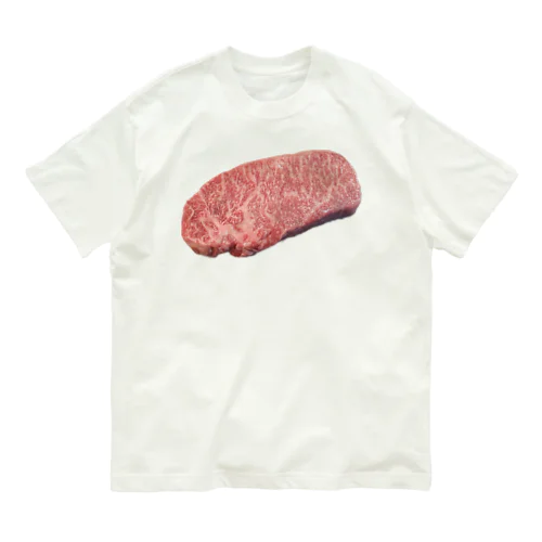 牛肉 オーガニックコットンTシャツ