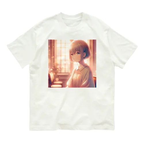 Sunlit Serenity オーガニックコットンTシャツ