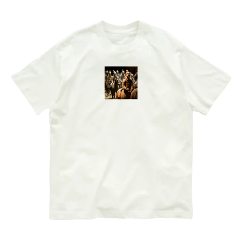 兵馬よう（中国)　なでしこ1478 Organic Cotton T-Shirt