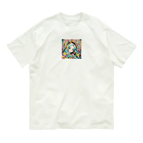 あなたの幸運を思ってる♪開運ガール04 Organic Cotton T-Shirt