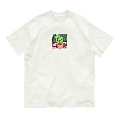 サボテンちゃん オーガニックコットンTシャツ