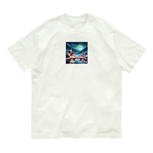 綺麗な夜景 Organic Cotton T-Shirt