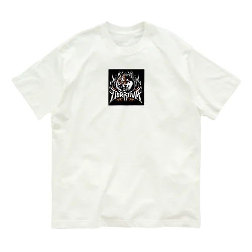 虎柴オリジナルグッズ オーガニックコットンTシャツ