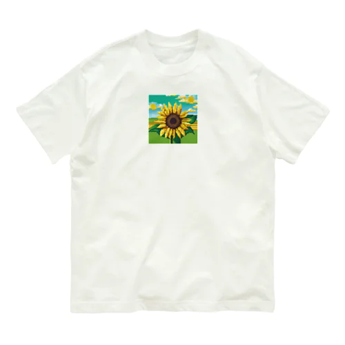 ひまわり オーガニックコットンTシャツ