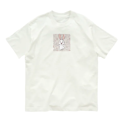 くるくるうさくる Organic Cotton T-Shirt