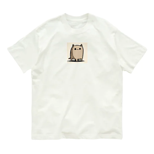 Shikaku neko オーガニックコットンTシャツ