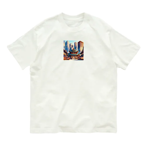 Harmony of Eras: The Tokyo Tapestry Organic Cotton T-Shirt