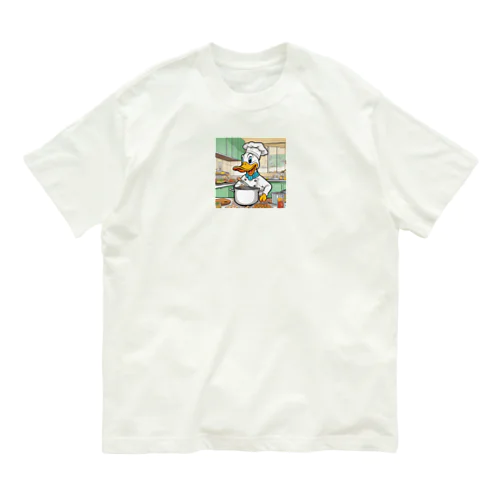 アヒルシェフ オーガニックコットンTシャツ