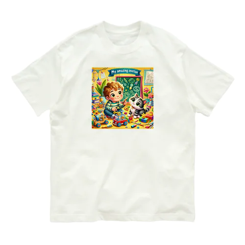 ぼくのすごいはつめい Organic Cotton T-Shirt