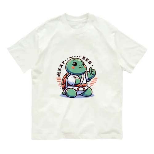 武道カメ オーガニックコットンTシャツ