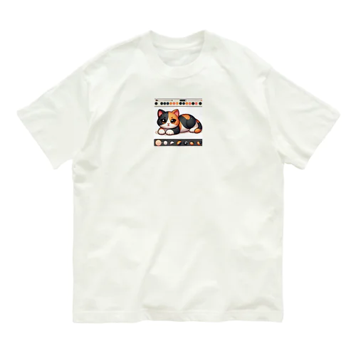 三毛猫ペイント Organic Cotton T-Shirt