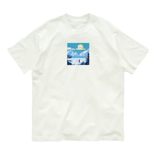 巨大な氷山 オーガニックコットンTシャツ