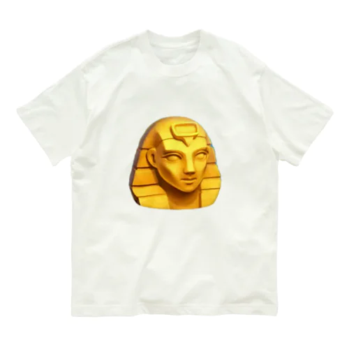 黄金　クレオパトラ風 オーガニックコットンTシャツ