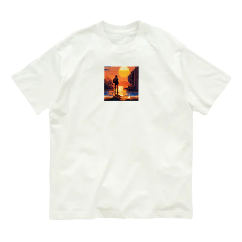 夕日の眺め Organic Cotton T-Shirt