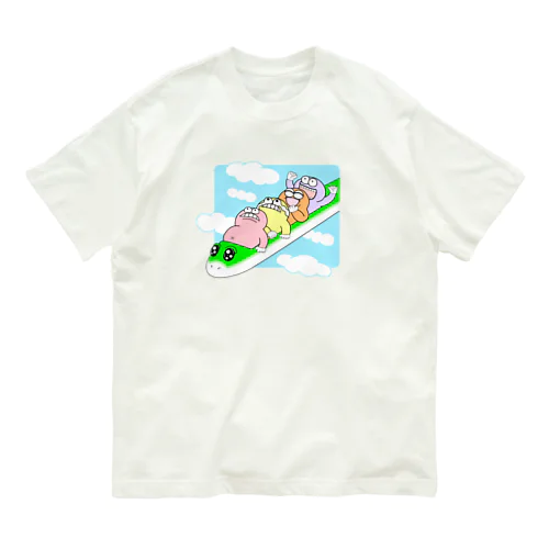 ギャーー！！(ジェットコースター) Organic Cotton T-Shirt