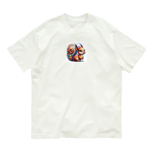 リスス オーガニックコットンTシャツ