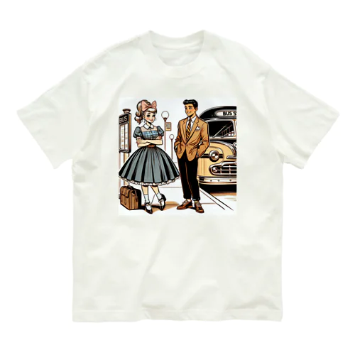 恋するバスストップ　Ken &Marie Organic Cotton T-Shirt