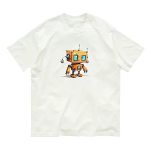 レトロ戦闘ロボットＨ Organic Cotton T-Shirt