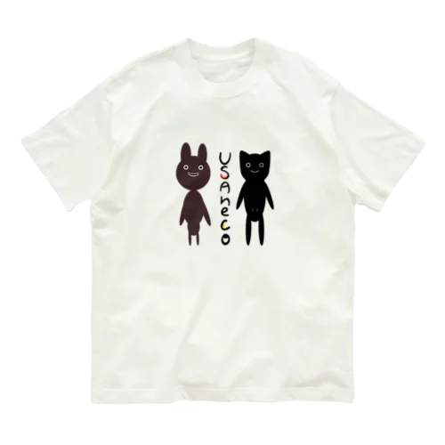 🐰USAneko🐱 オーガニックコットンTシャツ