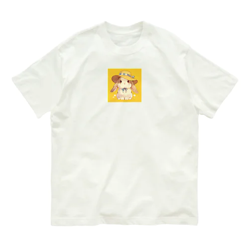 帽子をかぶった可愛いウサギ Marsa 106 Organic Cotton T-Shirt