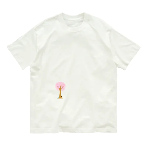 サクラ作ウサネコ Organic Cotton T-Shirt