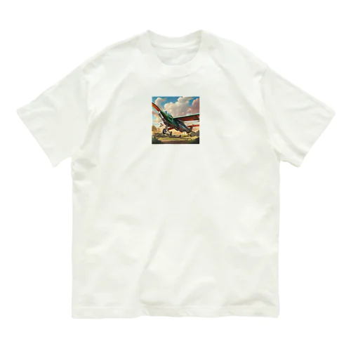 飛行機 Organic Cotton T-Shirt
