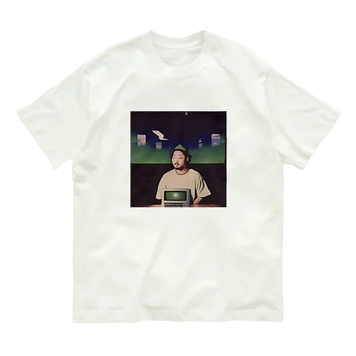 computer lover rapper オーガニックコットンTシャツ