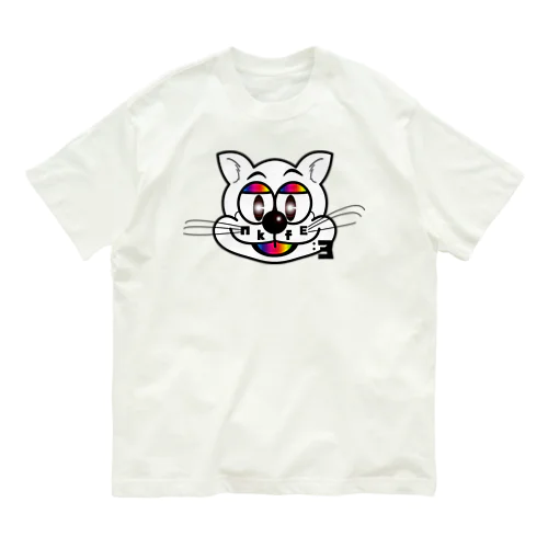 NKFEオリジナルキャット オーガニックコットンTシャツ