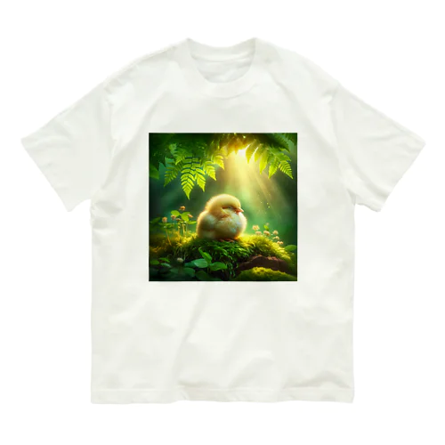 眠るひよこ Organic Cotton T-Shirt