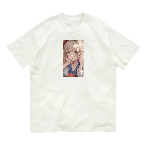 ツンデレちゃん先輩 オーガニックコットンTシャツ