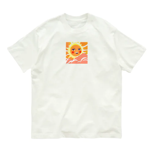 太陽のように明るく元気よく Organic Cotton T-Shirt