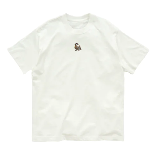 かっこいい雀 Organic Cotton T-Shirt