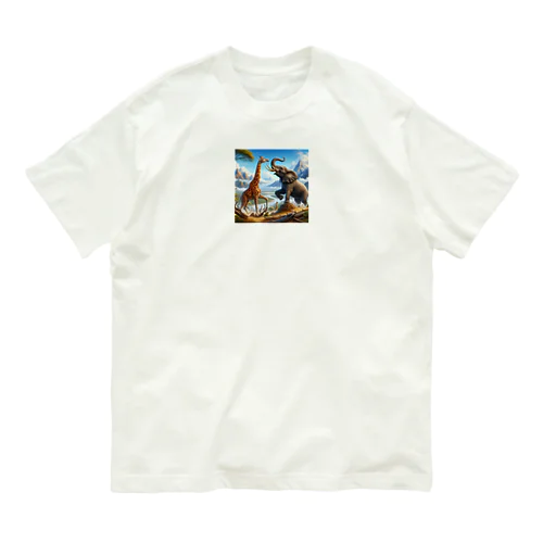 キリン同士の激アツ対決が勃発！ Organic Cotton T-Shirt