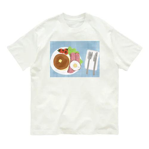 朝食ズ オーガニックコットンTシャツ